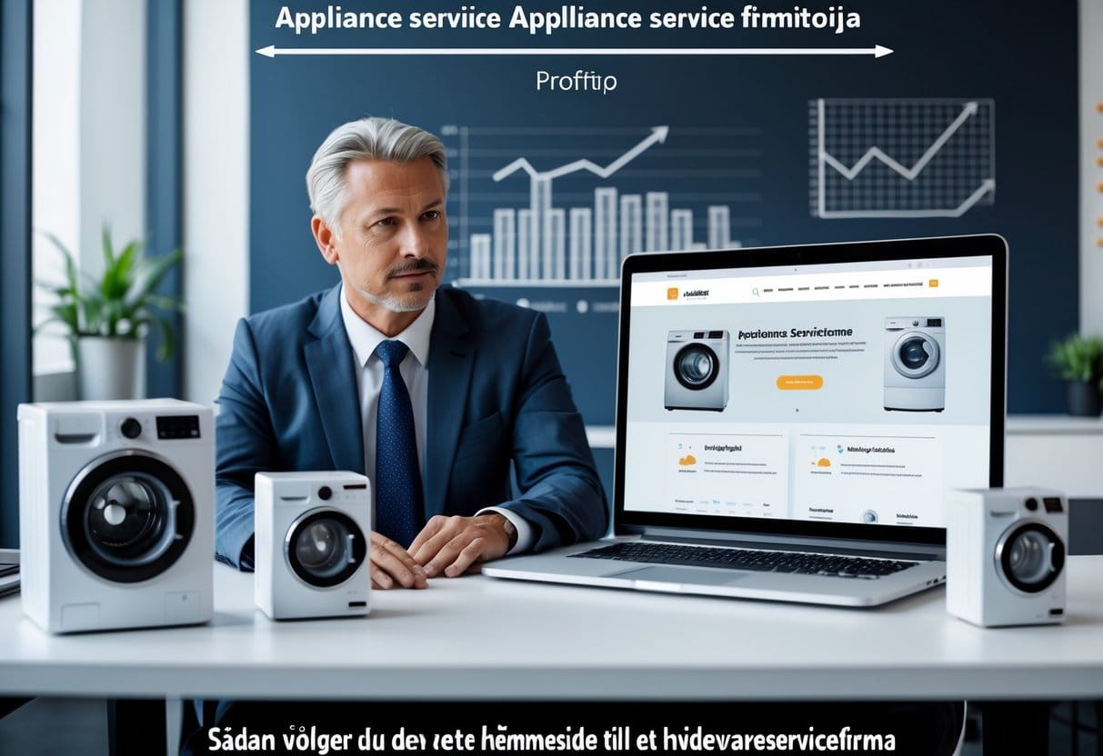 Sådan vælger du den rette hjemmeside til et hvidevareservicefirma